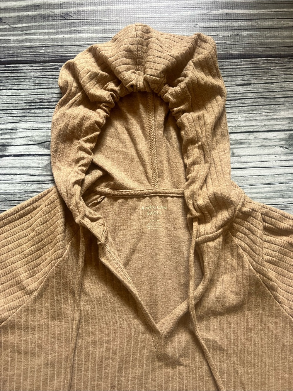 American Eagle Outfitters Cropped Sweater Lounge Hoodie - Picture 3 of 8